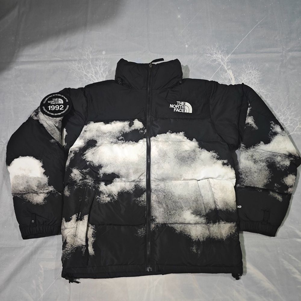 The North Face Cloud Print Down Jacket - image 1